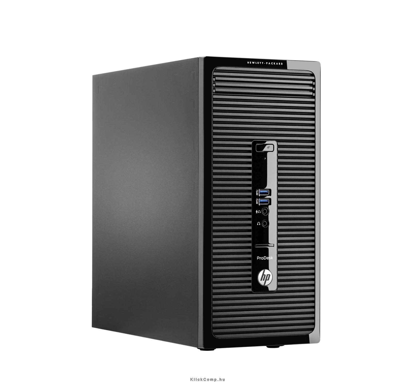 Asztali számítógép HP ProDesk 400 G2 MT i3-4160 4GB 500GB Windows 8.1 Pro DG Wi fotó, illusztráció : K8K66EA