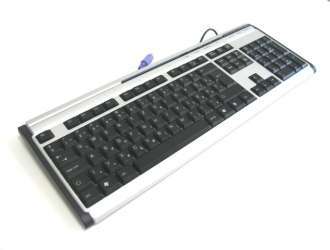 Kb magyar billentyůzet, PS2 fekete/ezüst (1 év) - Már nem forgalmazott termék fotó, illusztráció : KB2782SBH