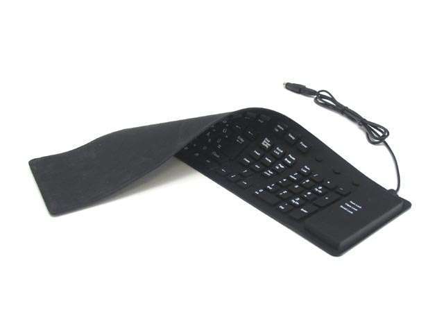 Flexibilis bill. magyar USB+PS/2 fekete fotó, illusztráció : KBFLEXBLACK