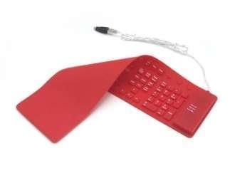 Flexibilis bill. magyar USB+PS/2 piros fotó, illusztráció : KBFLEXRED