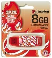 Pendrive 8GB, DataTraveler, Flame 5 év szervizben fotó, illusztráció : KE-U328G-4D1