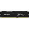 8GB memria DDR3 1600MHz Kingston FURY Beast Black KF316C10BB/8                                                                                                                                         