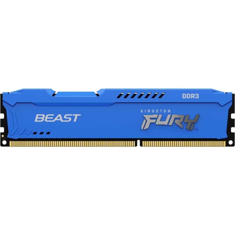 4GB memória DDR3 1600MHz Kingston FURY Beast Blue KF316C10B/4 fotó, illusztráció : KF316C10B_4
