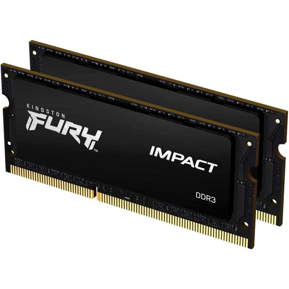 16GB DDR3 notebook memória 2x8GB 1600MHz Kingston FURY Impact fotó, illusztráció : KF316LS9IBK2_16