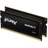 8GB  notebook memória DDR3L 1600MHz (Kit of 2) 1.35V Kingston FURY Impact KF316LS9IBK2 8 KF316LS9IBK2_8 Technikai adatok