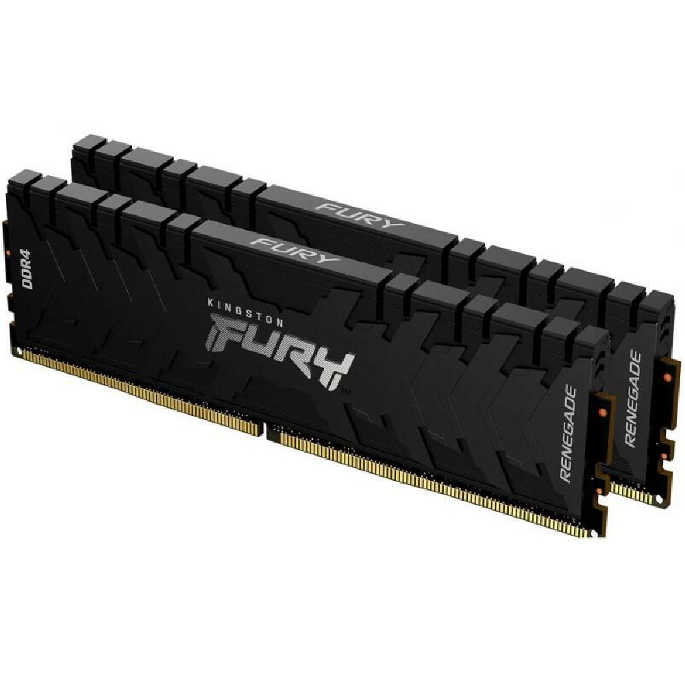 32GB DDR4 memória 2666MHz 2x16GB Kingston FURY Renegade Black fotó, illusztráció : KF426C13RB1K2_32