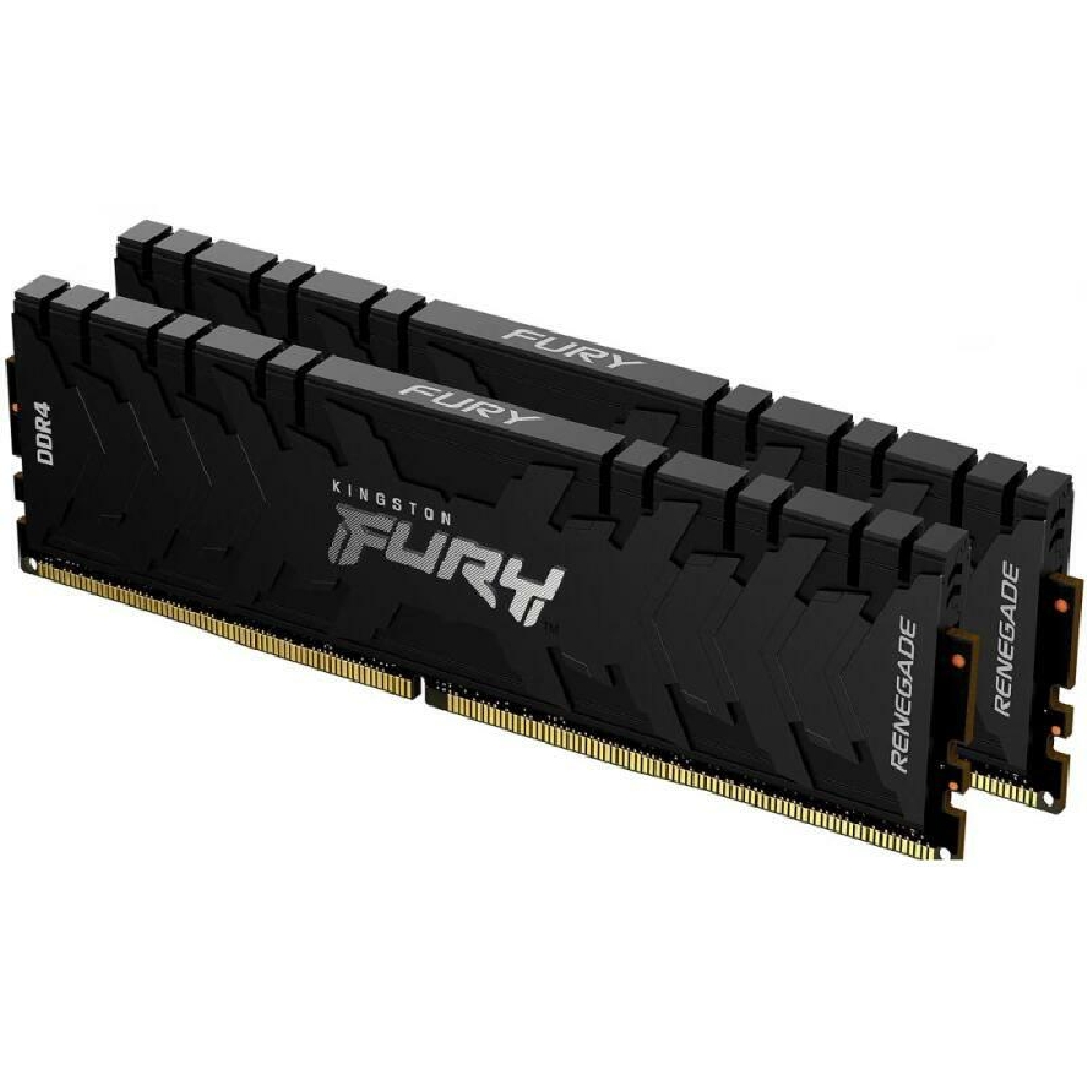 16GB DDR4 memória 2666MHz 2x8GB Kingston FURY Renegade Black fotó, illusztráció : KF426C13RBK2_16