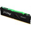 16GB DDR4 memria 2666MHz 1x16GB Kingston FURY Beast RGB                                                                                                                                                