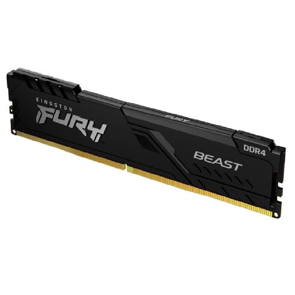 16GB DDR4 memória 3200MHz 1x16GB Kingston FURY Beast Black fotó, illusztráció : KF432C16BB_16