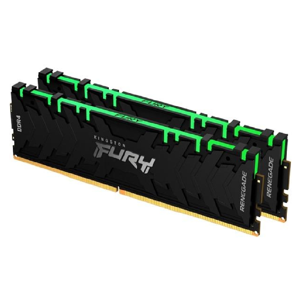 16GB DDR4 memória 3200MHz 2x8GB Kingston FURY Renegade fotó, illusztráció : KF432C16RBAK2_16