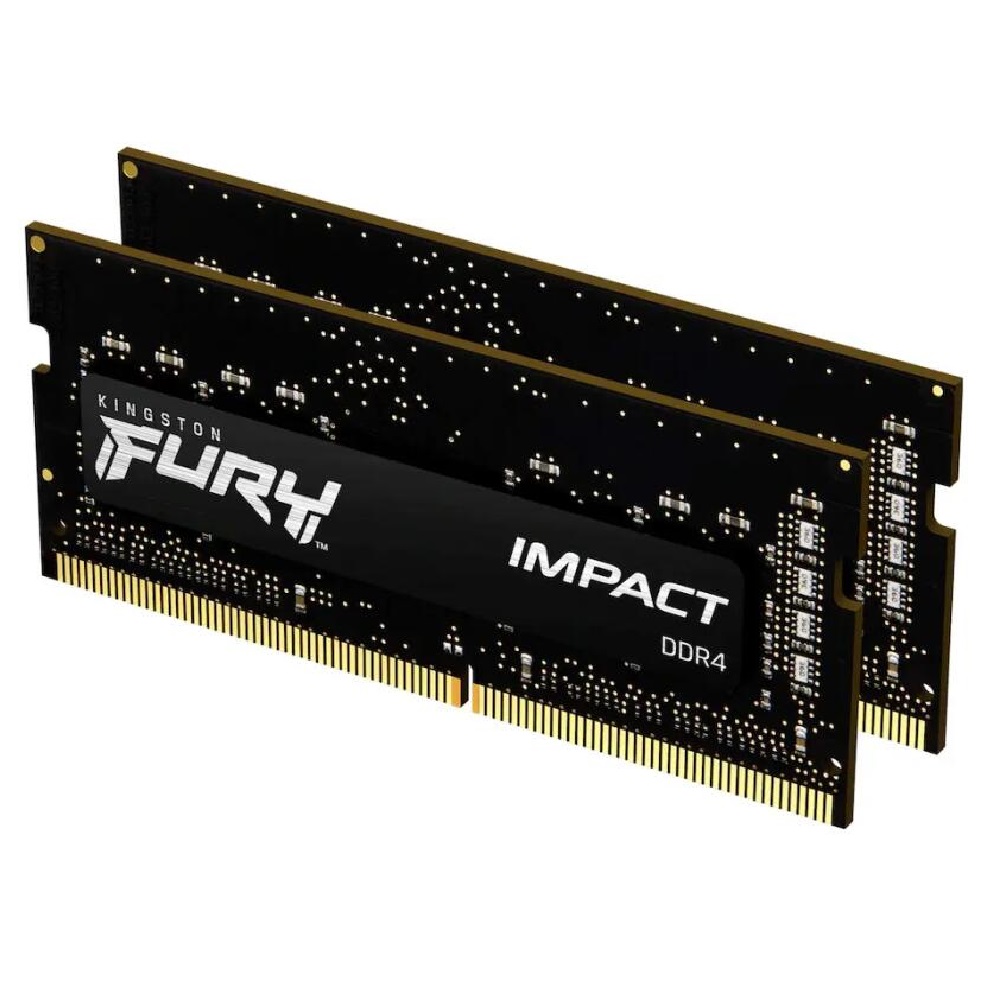64GB DDR4 notebook memória 3200MHz 2x32GB Kingston FURY Impact fotó, illusztráció : KF432S20IBK2_64