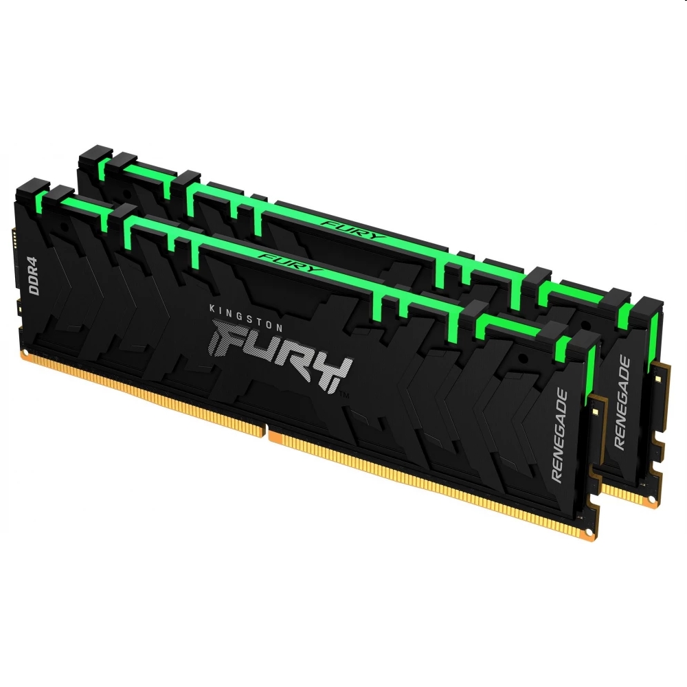 64GB DDR4 memória 3600MHz 2x32GB Kingston FURY Renegade fotó, illusztráció : KF436C18RBAK2_64