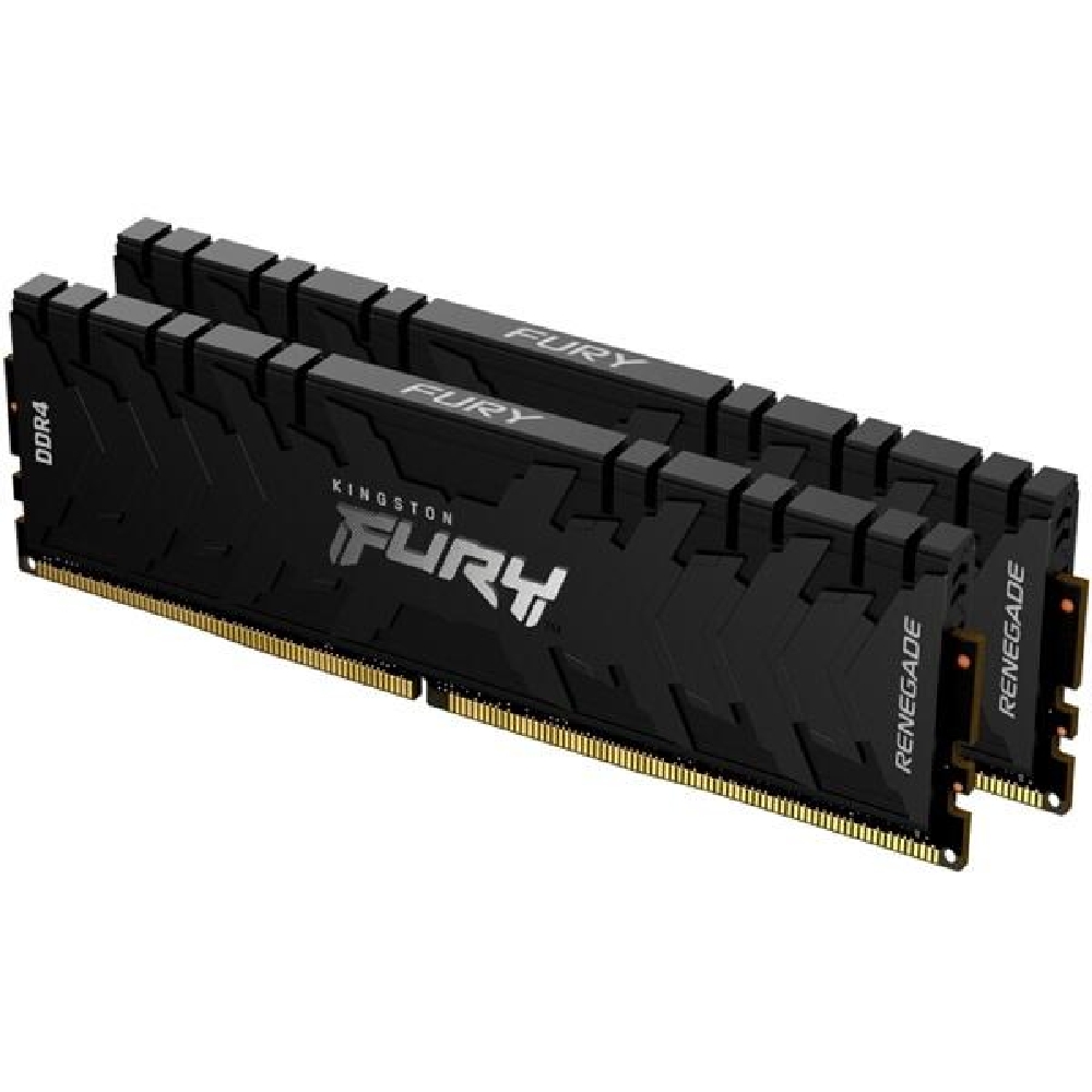64GB DDR4 memória 3600MHz 2x32GB Kingston FURY Renegade Black fotó, illusztráció : KF436C18RBK2_64