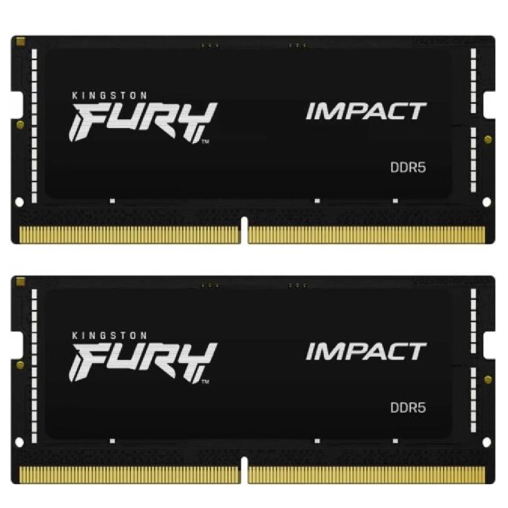 16GB DDR5 notebook memória 4800MHz 2x8GB Kingston FURY Impact fotó, illusztráció : KF548S38IBK2-16