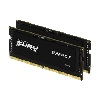 32GB DDR5 notebook memória 4800MHz 2x16GB Kingston FURY Impact KF548S38IBK2-32 Technikai adatok