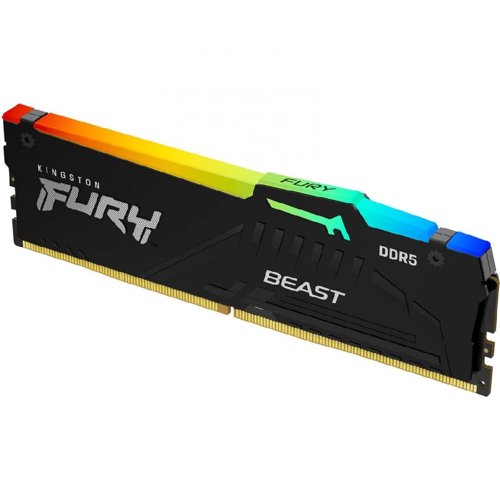 16GB DDR5 memória 5200MHz 1x16GB Kingston FURY Beast fotó, illusztráció : KF552C40BBA-16