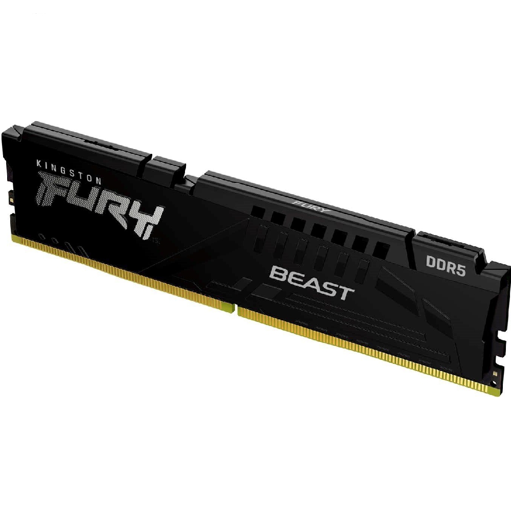 32GB DDR5 memória 5200MHz 1x32GB Kingston FURY Beast Black fotó, illusztráció : KF552C40BB-32