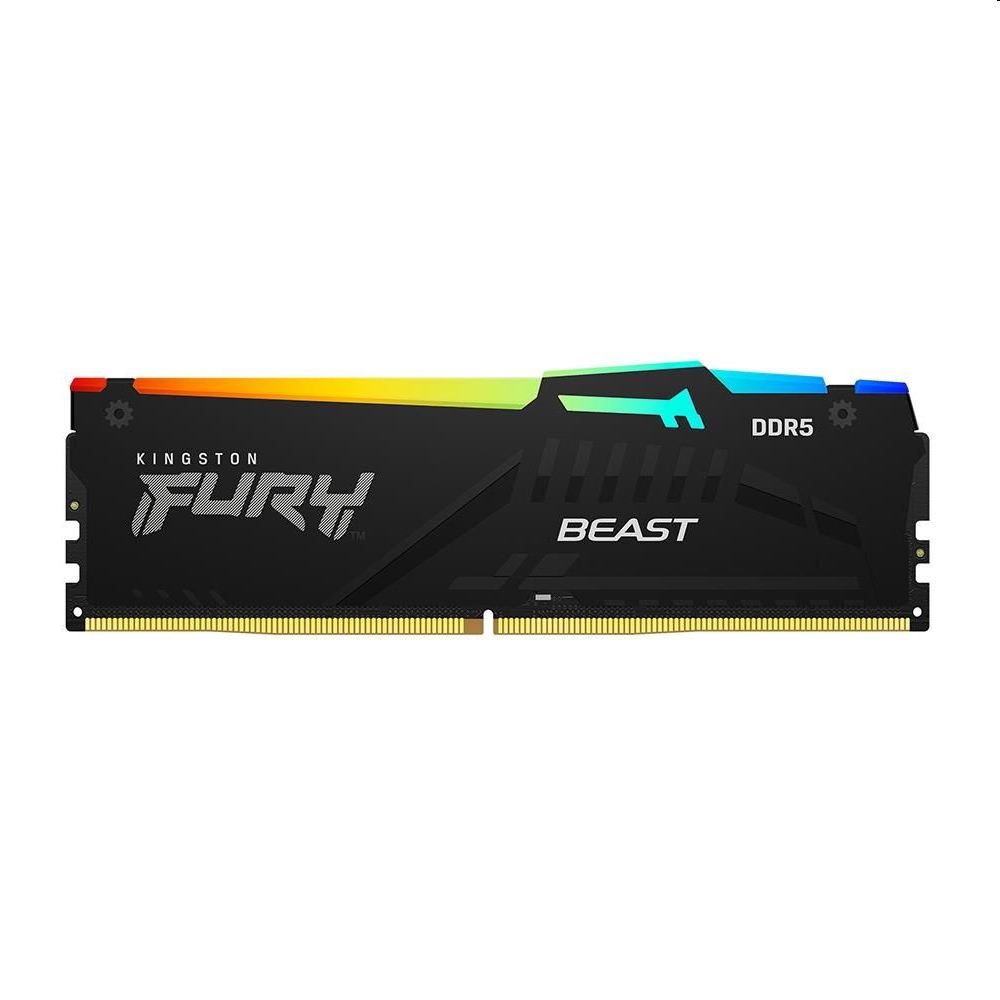 16GB DDR5 memória 5600MHz 1x16GB Kingston FURY Beast fotó, illusztráció : KF556C36BBEA-16