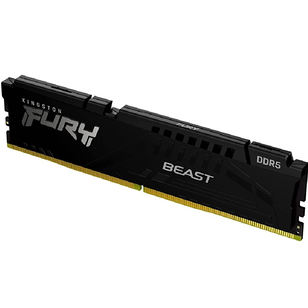 32GB DDR5 memória 5600MHz 1x32GB Kingston FURY Beast Black fotó, illusztráció : KF556C36BBE-32