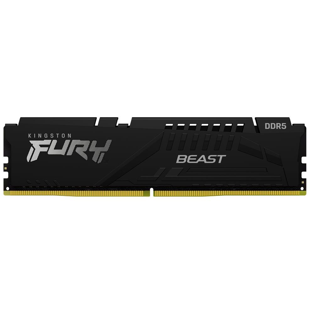 16GB DDR5 memória 5600MHz 1x16GB Kingston FURY Beast Black fotó, illusztráció : KF556C40BB-16