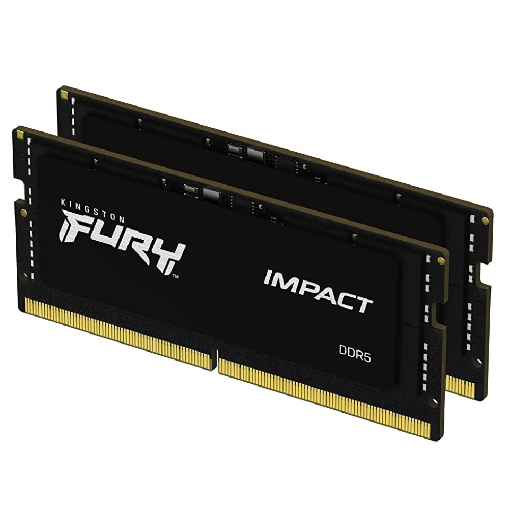 64GB DDR5 notebook memória 5600MHz 2x32GB Kingston FURY Impact fotó, illusztráció : KF556S40IBK2-64