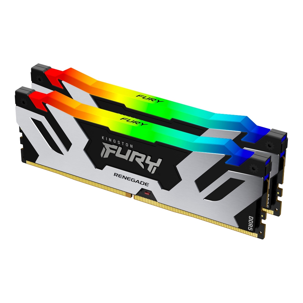 32GB DDR5 memória 6000MHz 2x16GB Kingston FURY Renegade fotó, illusztráció : KF560C32RSAK2-32