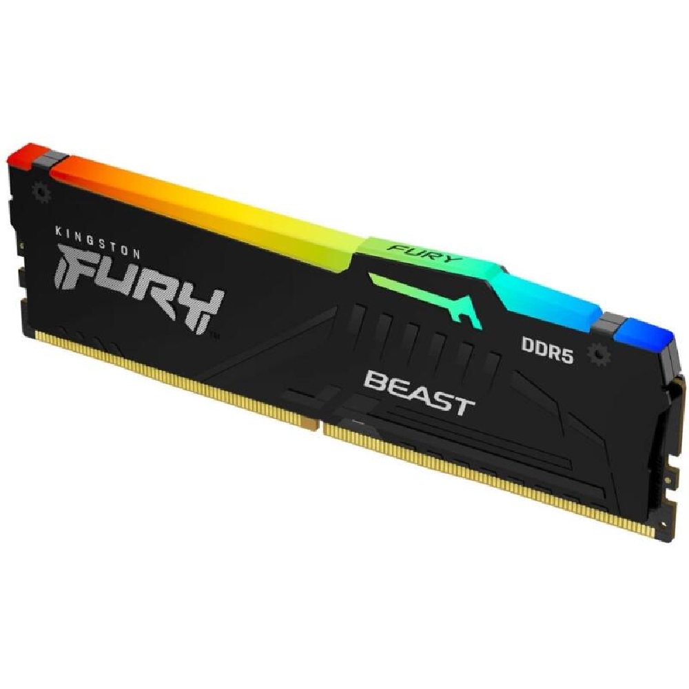 16GB DDR5 memória 6000MHz 1x16GB Kingston FURY Beast fotó, illusztráció : KF560C36BBEA-16