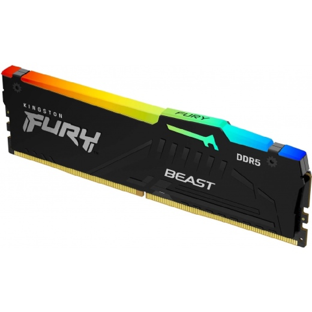 16GB DDR5 memória 6000MHz 1x16GB Kingston FURY Beast fotó, illusztráció : KF560C40BBA-16