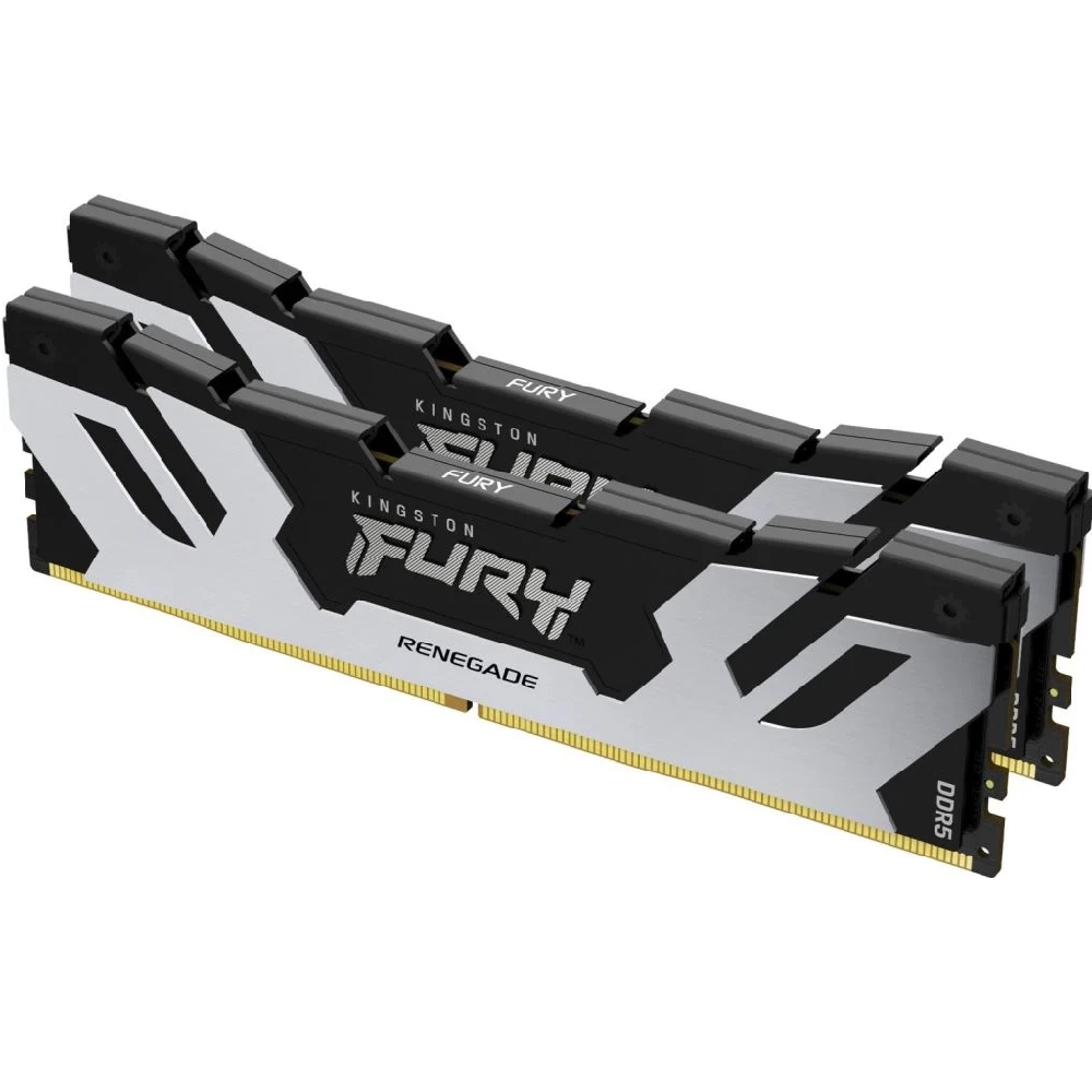 32GB DDR5 memória 6400MHz 2x16GB Kingston FURY Renegade Silver fotó, illusztráció : KF564C32RSK2-32