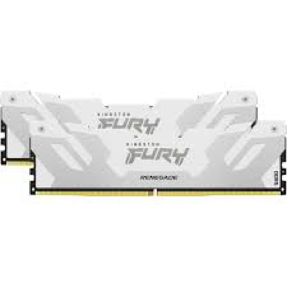 32GB DDR5 memória 6400MHz 2x16GB Kingston FURY Renegade White fotó, illusztráció : KF564C32RWK2-32