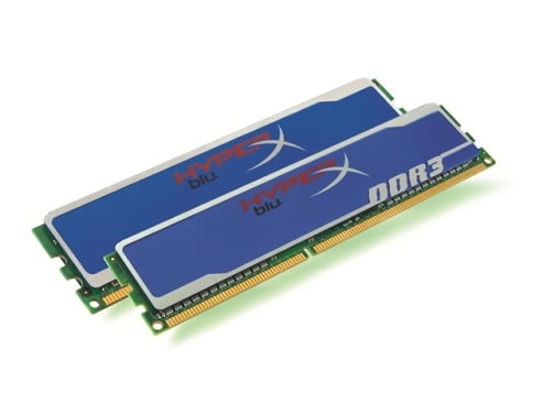 16GB DDR3 1600MHz CL10 2x8GB HyperX Blu Edition fotó, illusztráció : KHX1600C10D3B1K2_16G
