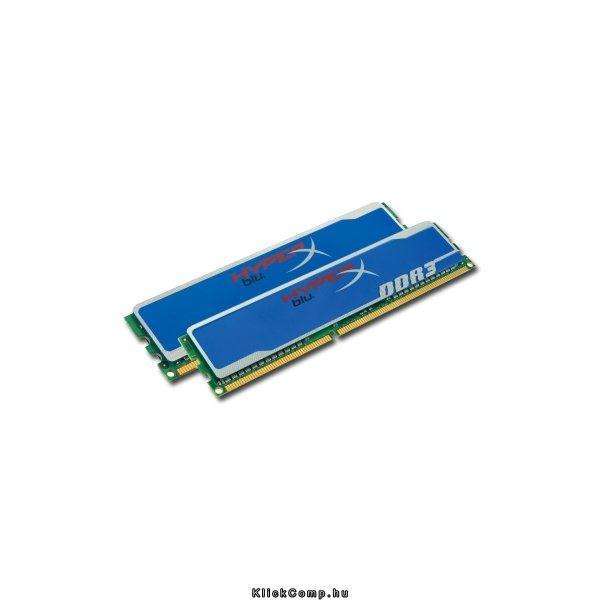 8GB DDR3 1600MHz CL9 2x4GB HyperX XMP Blu Edition fotó, illusztráció : KHX1600C9D3B1K2_8GX