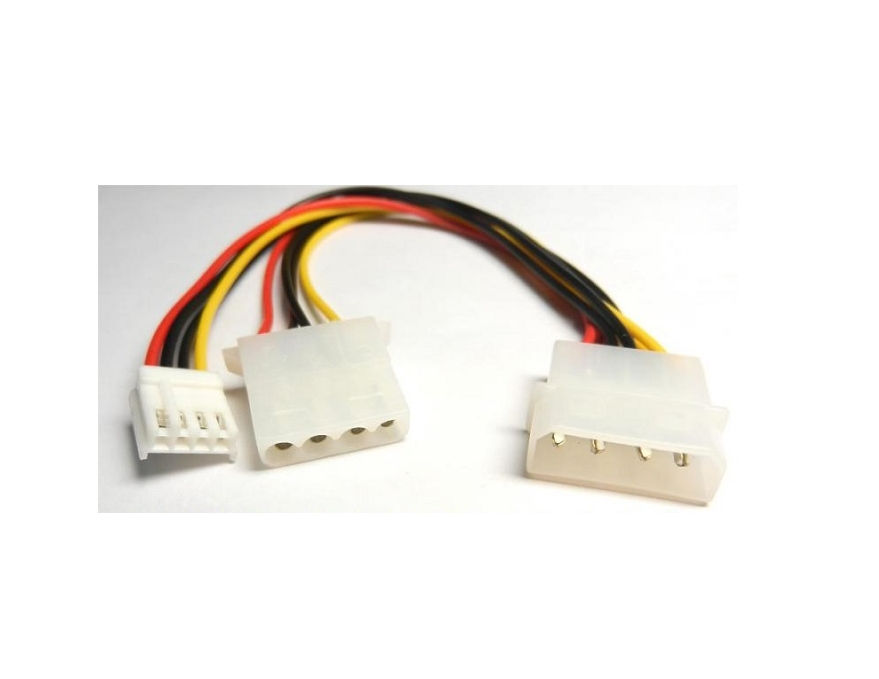 Y tápkábel 1B->2B+FDD 4pin/F fotó, illusztráció : KKTFP03