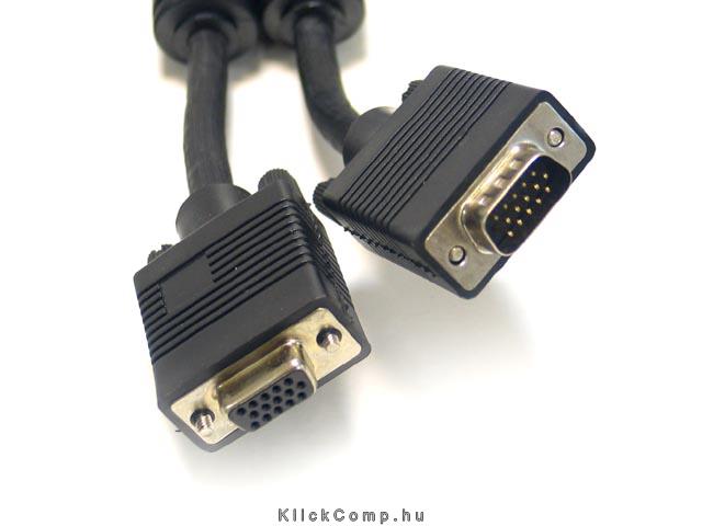 Kábel VGA Monitor hosszabbító 10m quality fotó, illusztráció : KKTM10Q