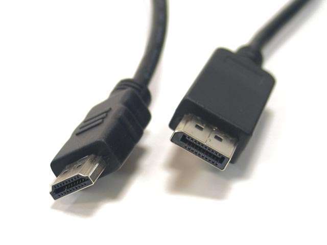 Kábel DisplayPort to HDMI 2m  DisplayPort-M (Apa) - HDMI-M (Apa) fotó, illusztráció : KKTMDPH02