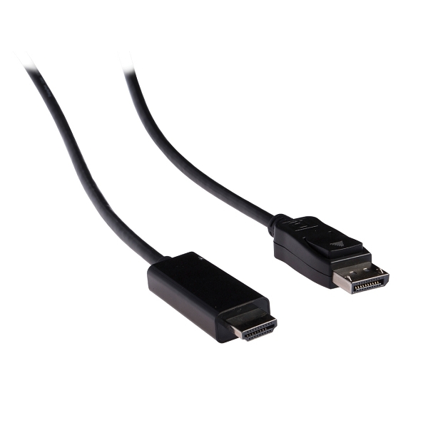 Kábel DisplayPort to HDMI 3m DisplayPort-M (Apa)- HDMI-M (Apa) fotó, illusztráció : KKTMDPH03