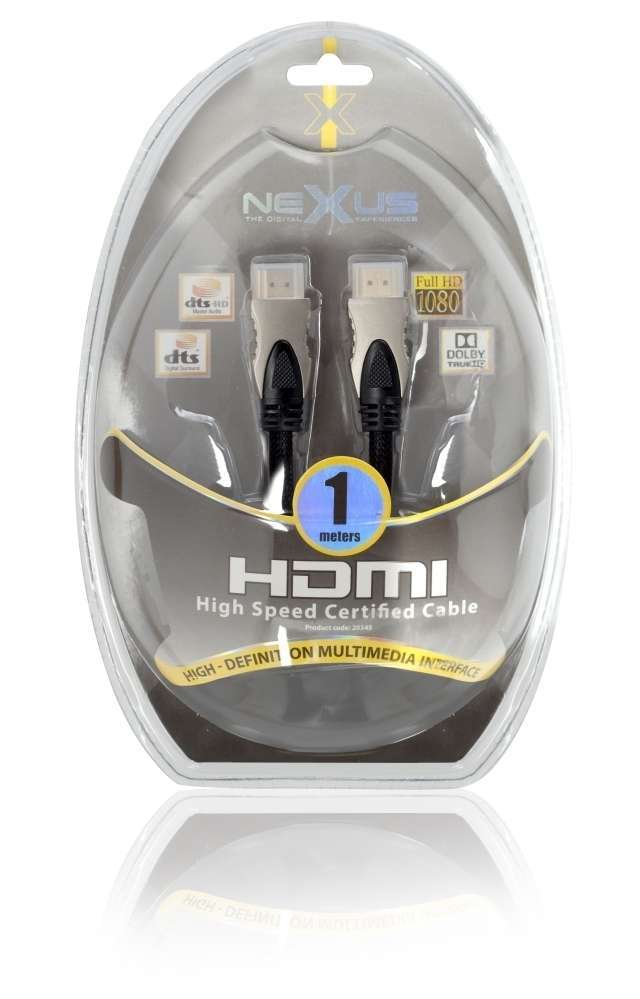HDMI-HDMI kábel, 1m High-Performance fotó, illusztráció : KKTMHH01HP