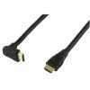 Kábel HDMI-HDMI monitor 5m jobb 90°