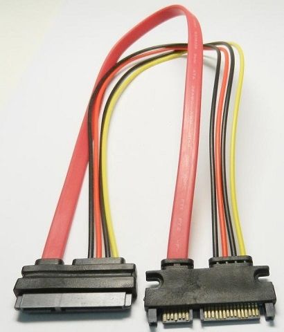 Sata 22pin/M -> SATA 22pin/F, 40cm fotó, illusztráció : KKTSA22M22F04