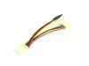 Kábel Molex (male)-Molex (female) tápátalakító Kolink+SATA PWR female KKTSAP15410 Technikai adatok