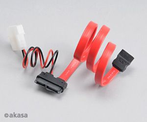 Sata slimline kombo kábel adat+táp fotó, illusztráció : KKTSASL20AK