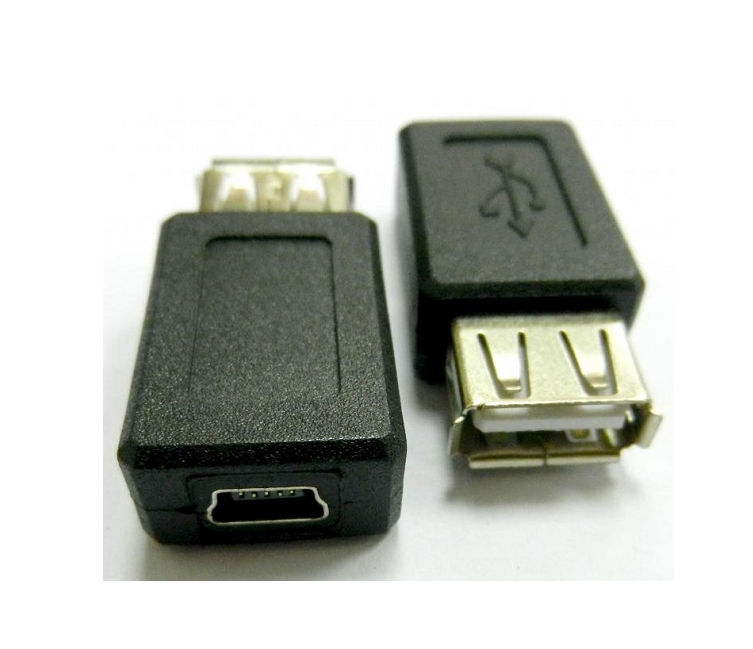 USB A/F to Mini 5pin/F Adapter fotó, illusztráció : KKTU21MIB00