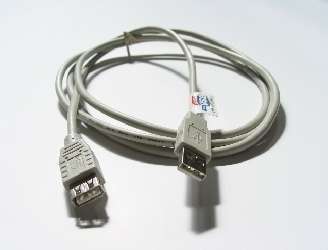 Kábel USB 2.0 hosszabító A/A, 1.8m fotó, illusztráció : KKTU22