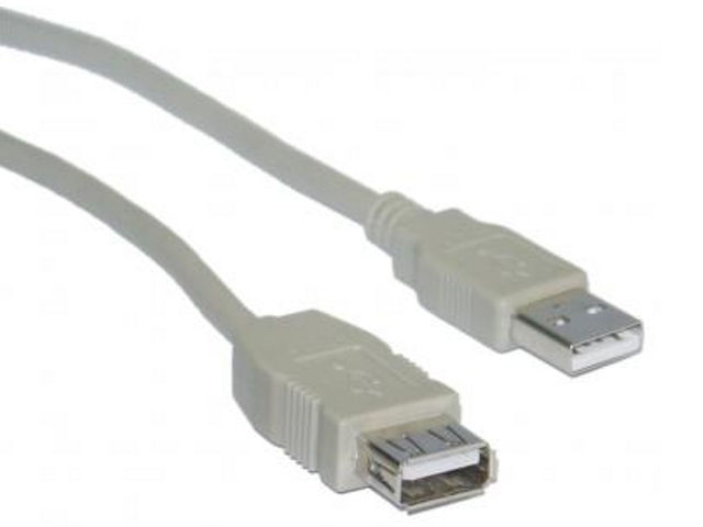 USB 2.0 hosszabítókábel A/A,0.75m fotó, illusztráció : KKTU22075