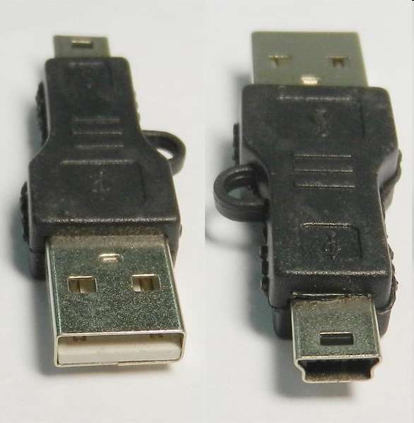 USB 2.0 A apa mini USB apa fotó, illusztráció : KKTU22MINIMM