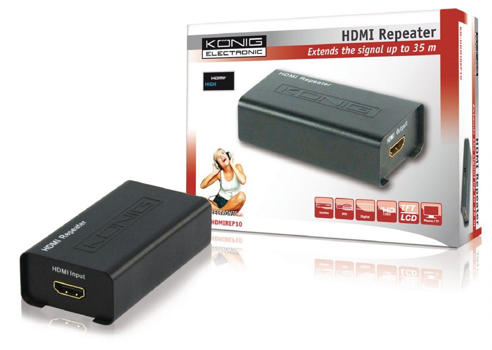 HDMI repeater fotó, illusztráció : KN-HDMIREP10