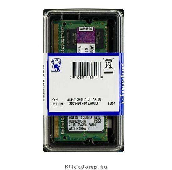 HP/Compaq 4GB DDR3 notebook memória 1600MHz SR KINGSTON KTH-X3CS/4G fotó, illusztráció : KTH-X3CS_4G