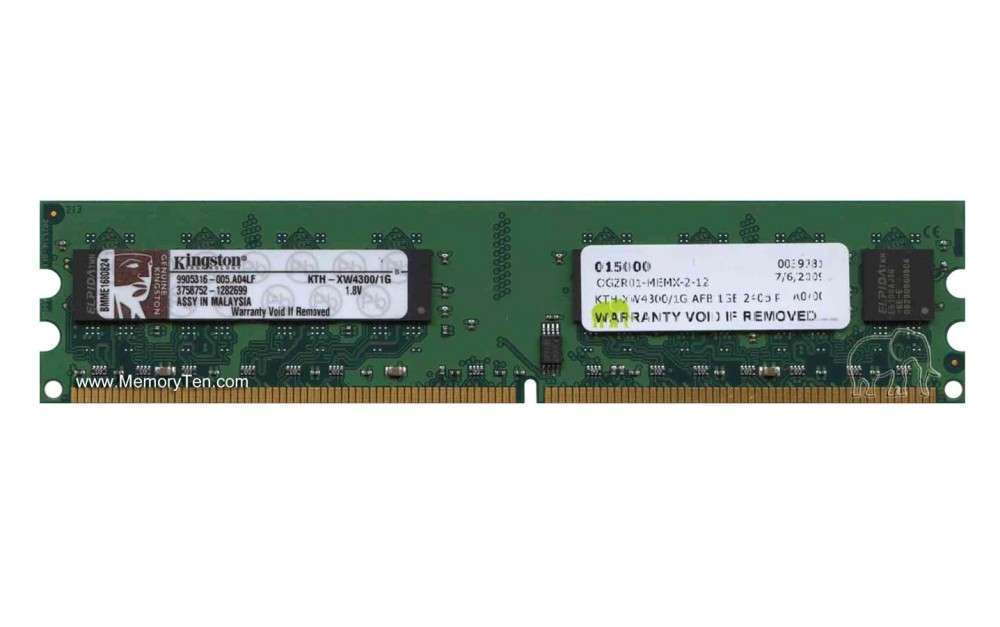 1GB DDR2 memória HP/Compaq 667MHz KINGSTON KTH-XW4300/1G fotó, illusztráció : KTH-XW4300_1G
