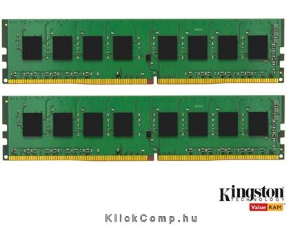 32GB memória DDR4 2133MHz Kit 2db 16GB Kingston KVR21N15D8K2/32 fotó, illusztráció : KVR21N15D8K2_32