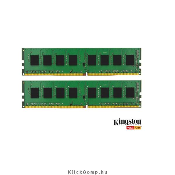 Memória 8GB 2133MHz DDR4 CL15 Kit of 2 Kingston fotó, illusztráció : KVR21N15S8K2_8